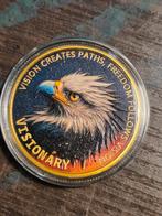 Visionary Eagle Munt, Postzegels en Munten, Penningen en Medailles, Ophalen of Verzenden