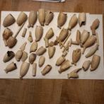 Verzameling oude kleipijpenkoppen- 18e- 19e eeuw- met wapens, Antiek en Kunst, Antiek | Keramiek en Aardewerk, Ophalen of Verzenden