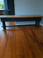 Stoere brocante bank, Ophalen, Gebruikt, 125 cm of meer, Rechthoekig