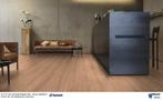 Pvc click English Oak-Honey 6,5mm met integreede ondervloer, Huis en Inrichting, Nieuw, 75 m² of meer, Laminaat, Pvc click met integreerde ondervloer