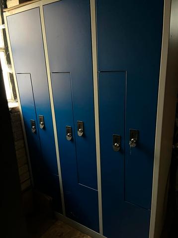 Locker kledingkast garderobe 6 vaks hang / leg 180x119x52 beschikbaar voor biedingen