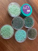 Groene Glaskralen Set + Draad, Ophalen of Verzenden, Nieuw, Kraal