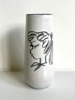 Vintage vaasje met meisjeshoofd (Boonstra, sixties), Ophalen of Verzenden