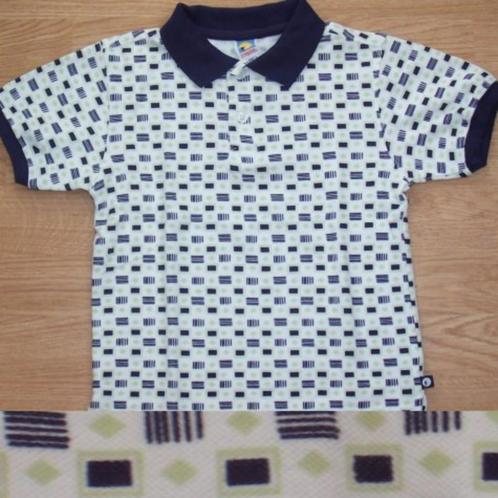 Gymboree polo wit/blauw/groen maat 98 *NIEUW* (0106) a, Kinderen en Baby's, Kinderkleding | Maat 98, Nieuw, Jongen, Shirt of Longsleeve
