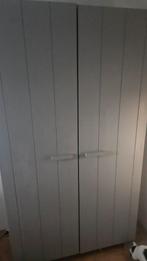 Stoere Woood kast - lichtgrijs, Huis en Inrichting, Gebruikt, 100 tot 150 cm, Ophalen of Verzenden, 50 tot 75 cm