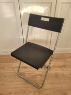 Ikea Klapstoel Gunde zwart, Huis en Inrichting, Stoelen, Ophalen of Verzenden, Zo goed als nieuw, Zwart, Eén