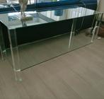Bor Design sidetable, Ophalen of Verzenden, Glas, Zo goed als nieuw, 25 tot 50 cm