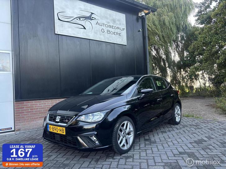 Seat Ibiza 1.0 TSI FR Business Intense, 1e eigenaar, BTWauto, Auto's, Seat, Bedrijf, Te koop, Ibiza, ABS, Achteruitrijcamera, Adaptive Cruise Control