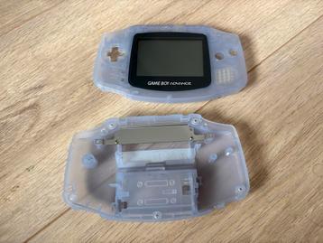 Game Boy Advance Behuizing + buttons -  clear purple beschikbaar voor biedingen