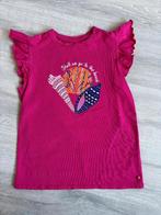 Prachtig roze t-shirt met ruches, WE Fashion, maat 158 / 164, Meisje, Ophalen of Verzenden, Zo goed als nieuw, Shirt of Longsleeve