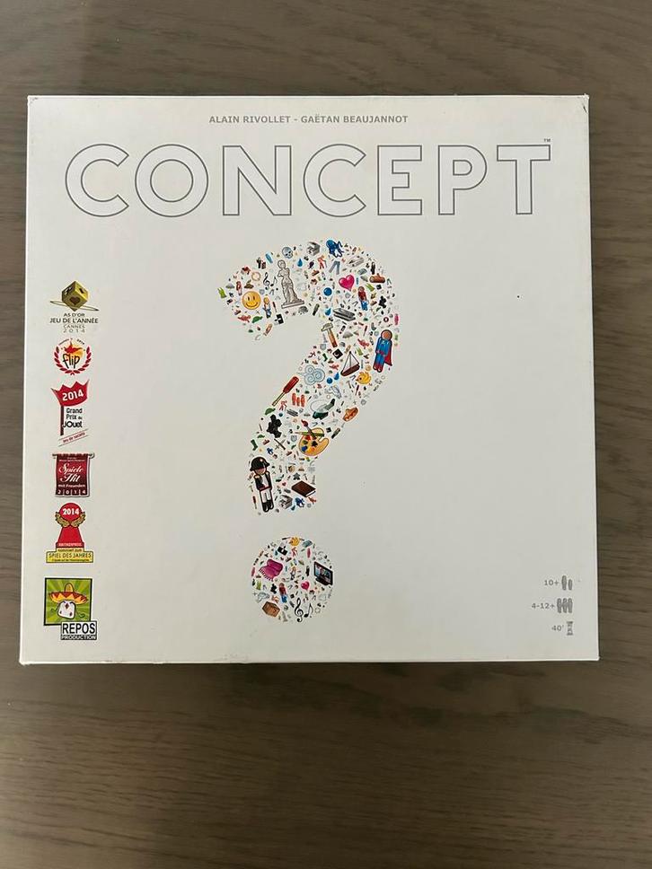 Concept Bordspel - Leuk en Uitdagend!, Hobby en Vrije tijd, Gezelschapsspellen | Bordspellen, Zo goed als nieuw, Drie of vier spelers