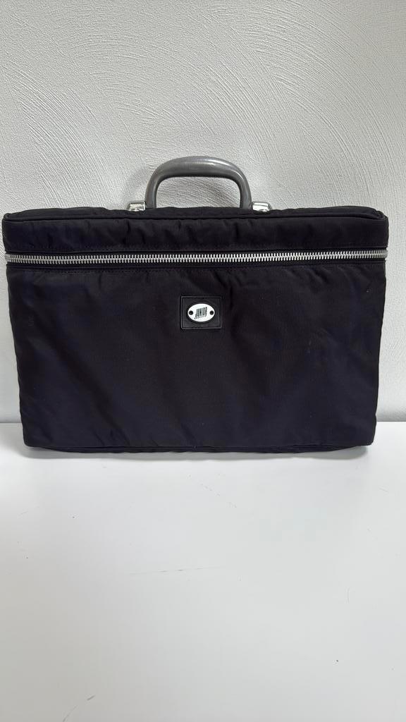 Design Junior Gaultier laptoptas met aluminium handvat, Computers en Software, Laptoptassen, Gebruikt, Aktetas, Ophalen of Verzenden