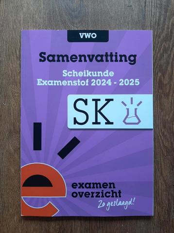 Examenoverzicht VWO Scheikunde 2024-2025 beschikbaar voor biedingen