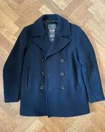 Navy Peacoat G-star Raw, Ophalen of Verzenden, Gedragen, Blauw