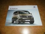 brochure Volkswagen Multivan  2017, Ophalen of Verzenden, Nieuw, Overige merken