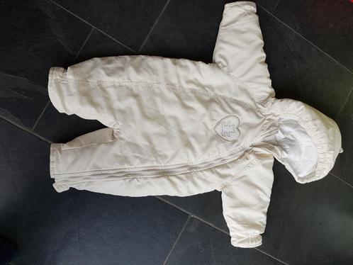 Winterpakje mt 62-68 wit ecru skipak sneeuw pak prémaman, Kinderen en Baby's, Babykleding | Maat 62, Zo goed als nieuw, Jongetje of Meisje