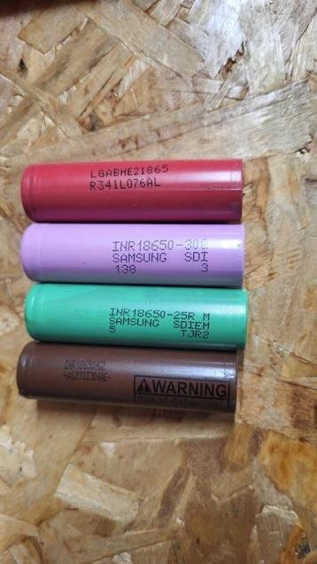 Lithium-Ion 18650 accu cellen beschikbaar voor biedingen