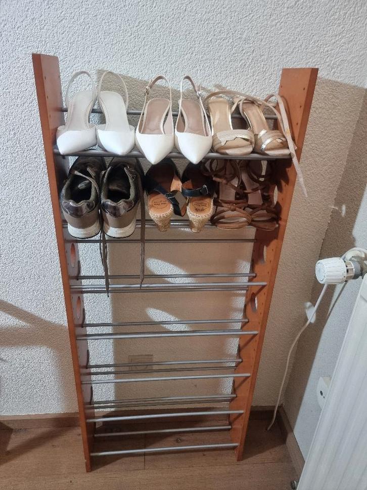 Schoenenrek 21 paar stevig ruimtebesparend veel opbergruimte, Huis en Inrichting, Kasten | Schoenenrekken, Zo goed als nieuw, Verzenden