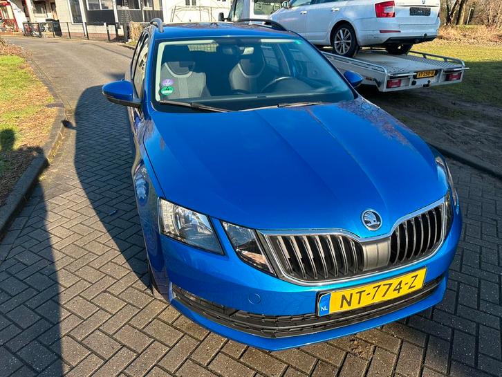 Skoda Octavia 1.0 TSI 85KW Combi Dsg-7 2017 Blauw, Auto's, Skoda, Bedrijf, Octavia, Benzine, Euro 6, A, Stationwagon, Automaat