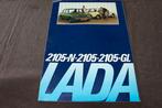 LADA 2105 N GL verkoop folder brochure, Ophalen of Verzenden, Gelezen, Overige merken