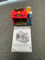 HotWheels city brandweer kazerne., Ophalen, Zo goed als nieuw, Handmatig, Hot Wheels