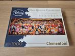Clementoni Panorama Puzzel Disney 1000 stukjes, Ophalen of Verzenden, 500 t/m 1500 stukjes, Zo goed als nieuw, Legpuzzel