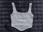 Erg mooie Shein meisjes dames crop top hemdje maat XS / 34, Wit, Ophalen of Verzenden, Zo goed als nieuw, Zonder mouw