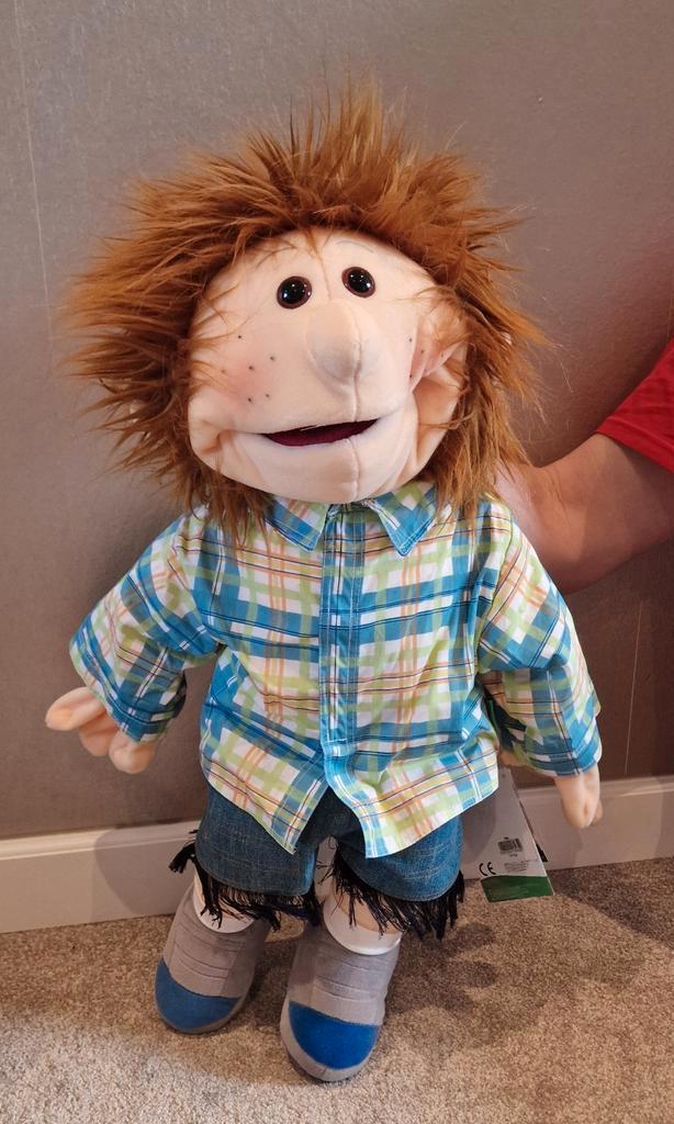 Living Puppets Fabian Handpop 65cm - Nieuw!, Kinderen en Baby's, Speelgoed | Poppen, Nieuw, Overige typen, Ophalen of Verzenden