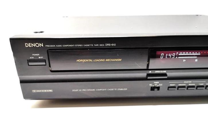 ✅INCL GARANTIE, DENON DRS-610, HIGH-END CASSETTEDECK, ZGAN👌, Audio, Tv en Foto, Cassettedecks, Denon, Ophalen of Verzenden