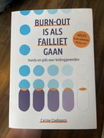 Carine Coehoorn - Burn-out is als failliet gaan, Ophalen of Verzenden, Zo goed als nieuw, Carine Coehoorn