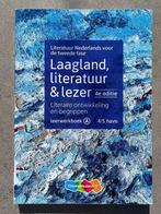 Laagland, literatuur & lezer, Boeken, Ophalen of Verzenden, Noordhoff Uitgevers, Nederlands, HAVO