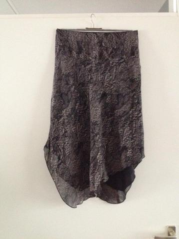 Rok, zwart/bruin, maat 36/38 beschikbaar voor biedingen