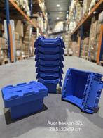 Opbergbakken 10st. 32L met deksel, Doe-het-zelf en Verbouw, Kratten en Dozen, Ophalen, Minder dan 50 cm, Zo goed als nieuw, Minder dan 40 cm