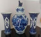 Boch Delfts Blauw driedelige kaststel, Antiek en Kunst, Ophalen of Verzenden
