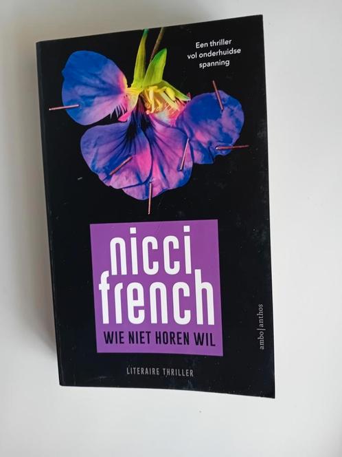 Wie niet horen wil ... Thriller van Nicci French,  boek, Boeken, Romans, Zo goed als nieuw, Nederland, Ophalen of Verzenden