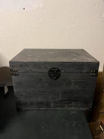 Houten Speelgoedkist - 49,5x34,5x34 cm beschikbaar voor biedingen