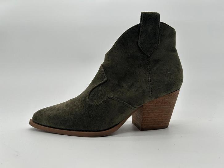 Lucky shoes, maat 39 groene laarsjes van kunst suède, Kleding | Dames, Schoenen, Zo goed als nieuw, Lage of Enkellaarzen, Groen
