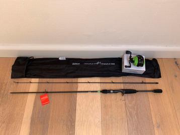 Nieuwe Arca Tricksy reelhengel + reelmolen, 1.80m 60 gr beschikbaar voor biedingen