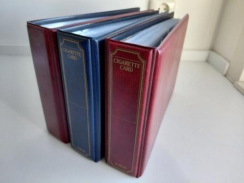 3 lege cigarette card albums met 50 10-vaks bladen gebruikt, Verzamelen, Overige Verzamelen, Gebruikt, Ophalen