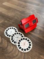 3D view master met 3 schijfjes rood vintage speelgoed, Ophalen of Verzenden, Gebruikt