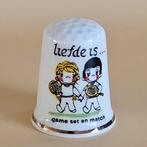 Liefde is..... vingerhoedje, Verzamelen, Vingerhoedjes, Verzenden, Zo goed als nieuw