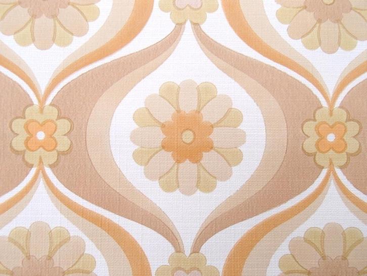 rol vintage behang (meerdere rollen beschikbaar) retro oud, Huis en Inrichting, Stoffering | Behang, 50 tot 75 m², Ophalen of Verzenden