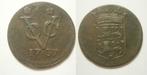 3] West Friesland VOC Duit 1737 - Schaars, Postzegels en Munten, Munten | Nederland, Ophalen of Verzenden, Vóór koninkrijk, 1 cent