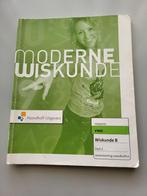 Moderne wiskunde.                        Wiskunde b., Boeken, Schoolboeken, Ophalen of Verzenden, Gelezen, VWO