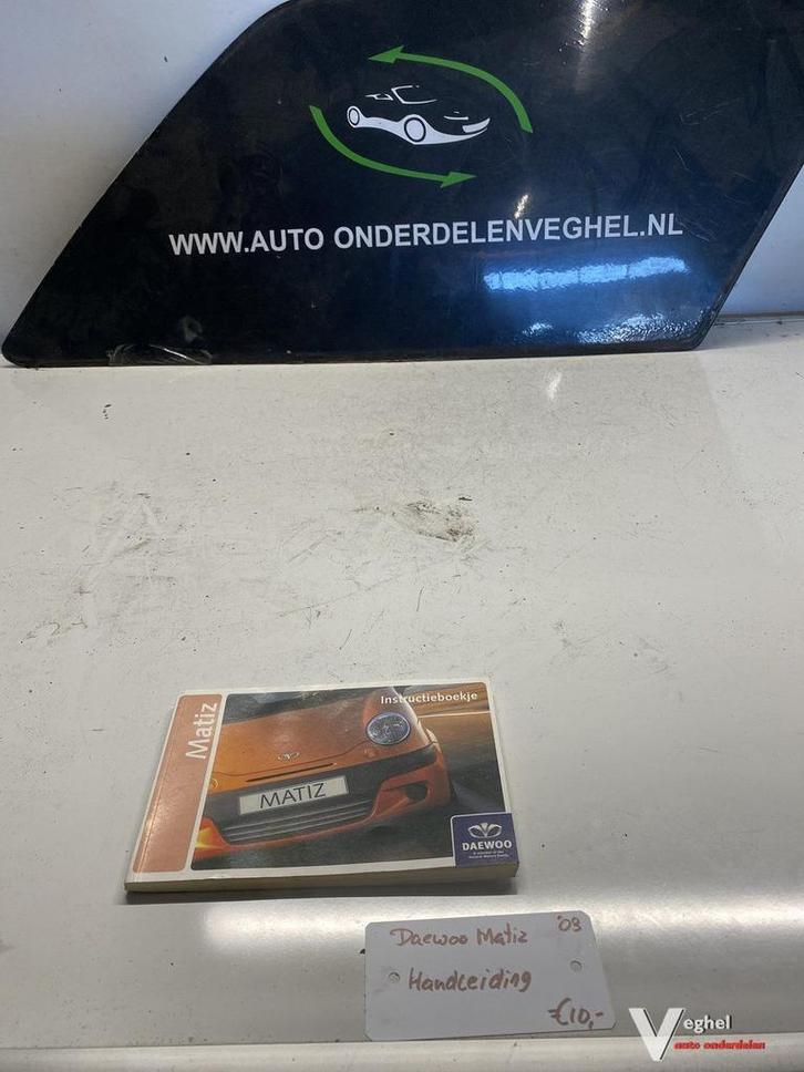 Daewoo Matiz 0.9 3 cilinder 2003   Instructieboekje, Auto diversen, Handleidingen en Instructieboekjes, Ophalen of Verzenden