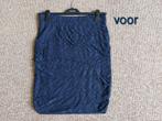 Blauwe rok M kant Promiss, Maat 38/40 (M), Promiss, Zo goed als nieuw, Knielengte