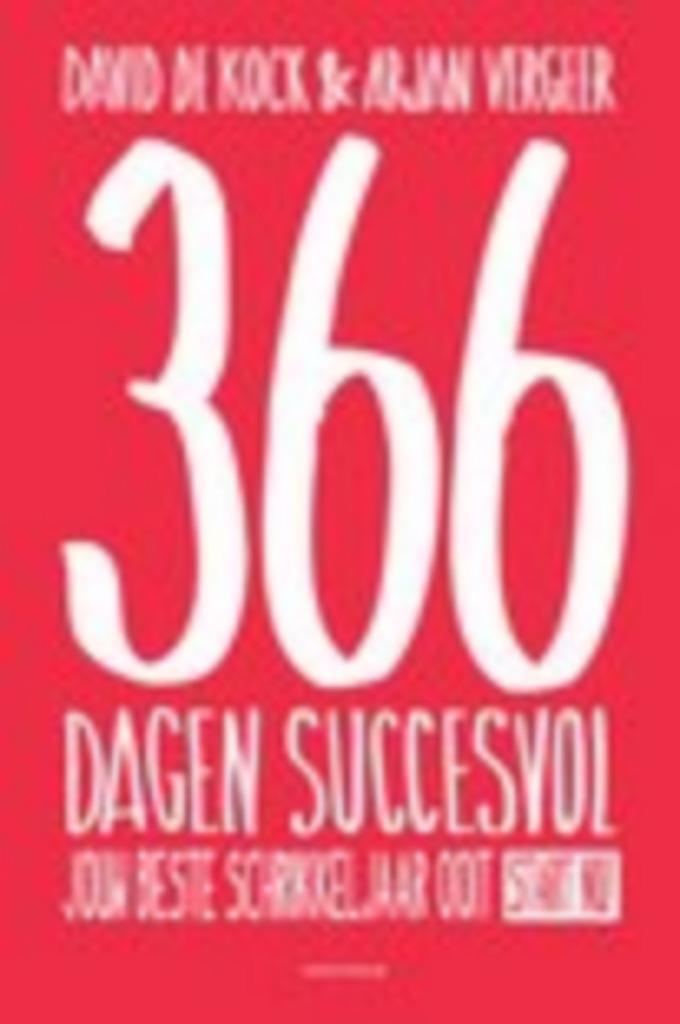 366 dagen succesvol - David de Kock Arjan Vergeer, Boeken, Advies, Hulp en Training, Zo goed als nieuw, Ophalen of Verzenden