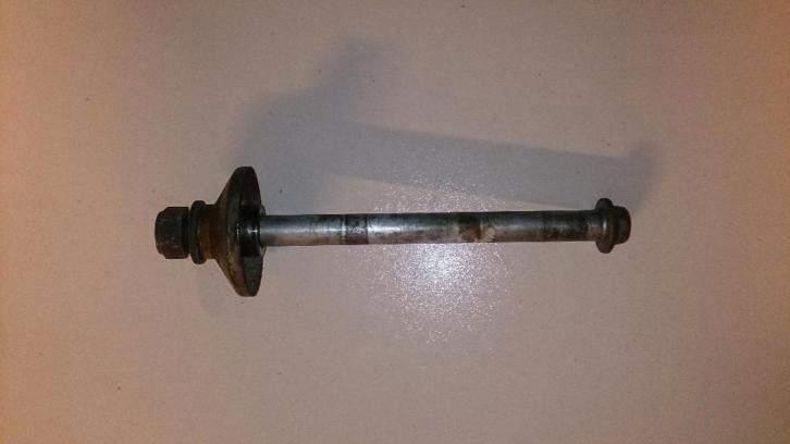 Kawasaki KZ250 voorwielas Z250 wielas Z250LTD steekas vooras, Motoren, Accessoires | Overige, Gebruikt, Ophalen of Verzenden