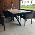 Prachtige eetkamertafel van eikenhout! OP=OP!, 100 tot 150 cm, Ophalen of Verzenden, Vijf personen of meer, Modern, Trendy