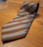 Biagini Uomo Stropdas - Bruin Gestreept, Bruin, Biagini Uomo, Ophalen of Verzenden, Zo goed als nieuw